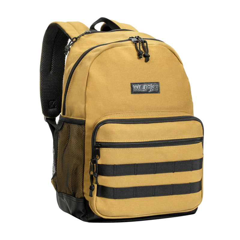 Wrangler Backpack for Men and Women, Casual Daypack for Travel, Work School, Laptop Backpack with Notebook Sleeve