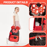 Meetbelify Backpack for Girls 16" Backpacks for Girls for School Sequin Backpack with Lunch Box for Elementary Students