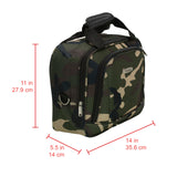 Rockland Fashion Softside Upright Luggage Set,Expandable, Wheel, Telescopic Handle, Camouflage, 2-Piece (14/19)
