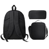 Western School Backpack Kids Girls Boys Teens 3PCS Bookbag with Lunch Box Pencil case Set Lightweight Bag