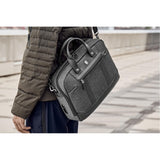 Victorinox Architecture Urban2 Briefcase - Professional Laptop Briefcase with Detachable Shoulder Strap - Perfect Travel Bag - 16 Liters, Gray