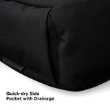 ALPAKA Bravo Tote Bag for 16 Inch MacBook Pro – Weatherproof 16 Inch Laptop Briefcase for Men & Women, Work Travel Tote with Adjustable Shoulder Strap, Black Axoflux 600D