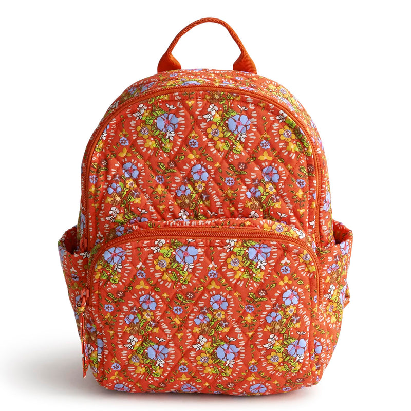 Vera Bradley Women's Premium Cotton Small Banbury Backpack, Garden Paisley, One Size | Backpacks4Less