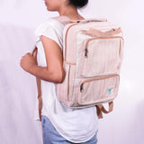 Anitya Hemp Backpack, Multi-Functional Pockets, Eco-Friendly, Unisex, Hiking Daypack, Durable Rucksack (AHLB05)