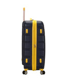 Rockland Unisex Adults Melbourne Hardside Expandable Spinner Wheel Luggage, Navy, 2-Piece Set (20/28)