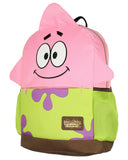INTIMO SpongeBob SquarePants Patrick Star School Travel Backpack With Faux Leather Bottom 16"