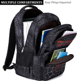 JIANYA Kids Backpack for School Boys, Cool School Bag for Elementary Kids Children 3pcs Boys Backpack with Lunch Box & Pencil Case