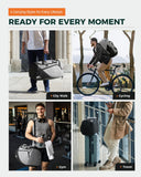 Tolaccea Gym Bag for Men Women, Large Sport Duffel Bags with Shoe Compartment Wet Compartment, Travel Duffel Bag Backpack, Weekender Bags Carry On Backpack for Gym, Travel, Fitness, Workout(Grey, 47L)