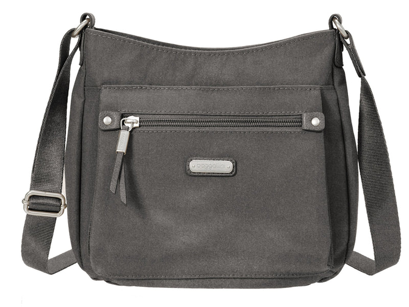 Uptown Bagg - 9.5"x8.25“ RFID Crossbody Purse, Lightweight Water-Repellent Nylon Travel Bag for Women