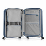 Traveler's Choice Pagosa Hardshell Expandable Luggage with Spinner Wheels, Slate Blue, 3-Piece Set (22/26/30)