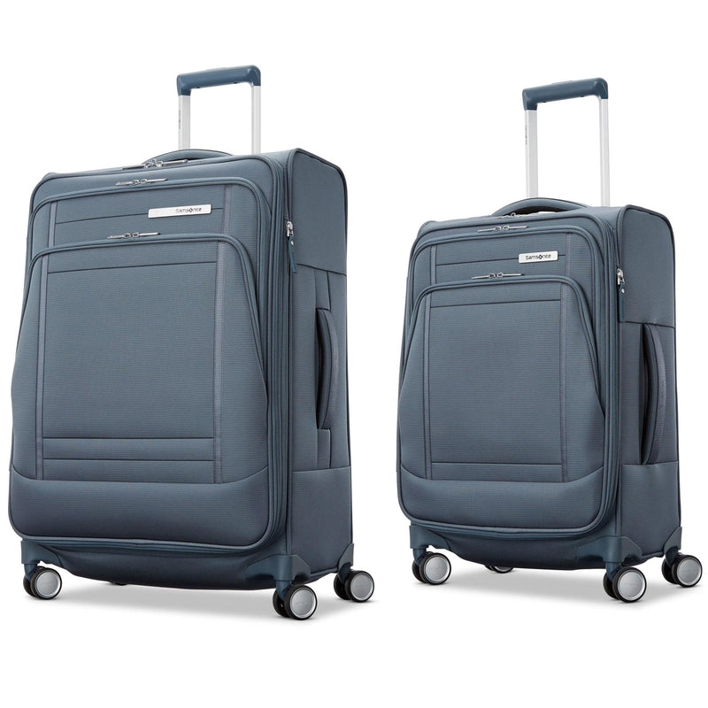 Samsonite Luggage UpLIFT Softside Medium Spinner and Carry-On Spinner Set (ELEMENTAL BLUE)