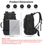 Mfinesun Travel Backpack for Men & Women, 60L Extra Large Backpack Durable Convertible Duffle Bag Fit for 18 Inch Laptop with Shoe Compartment, Wet Pocket