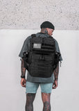 LHI Military Tactical Backpack for Men and Women 45L Army 3 Days Assault Pack Bag Large Rucksack with Molle System - Black