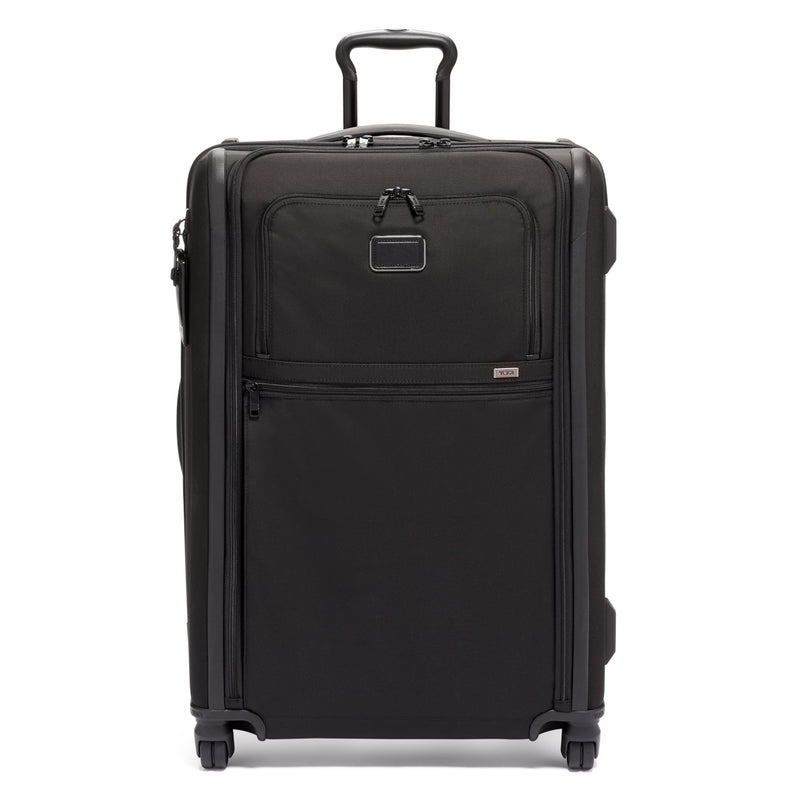 TUMI - Alpha Medium Trip Expandable 4-Wheeled Packing Case - Professional Travel Rolling Luggage - Black