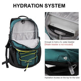MOUNTAINTOP Hiking Backpack,25L Camping Backpack, Men Women Hiking Daypack Lightweight Travel Backpack for Climbing(Deep Green)