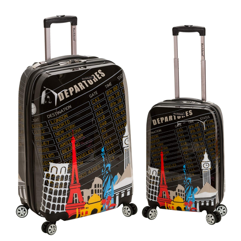Rockland Departure Hardside Spinner Wheel Luggage, Departure, 2-Piece Set (20/28)