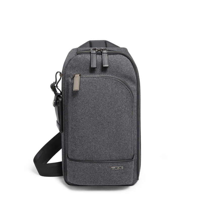 Tumi Harrison "Gregory" Sling Bag, Official & Genuine Product, Dark Charcoal, dark charcoal, One Size