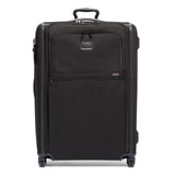 TUMI - Alpha X-Large Dual Access Expandable 4-Wheeled Checked Luggage - Zipper Expansion - Durable Ballistic Nylon - Extra Large Capacity Suitcase with TSA Lock - Dark Black