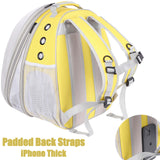 Front Extension Large Cat Backpack Carrier, Fit up to 20 lbs, Space Capsule Astronaut Bubble Window Pet Backpack to Transport Carry Large Cat and Small Puppy