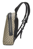 Gucci, Pre-Loved Original GG Supreme Canvas Web Backpack Medium, Black