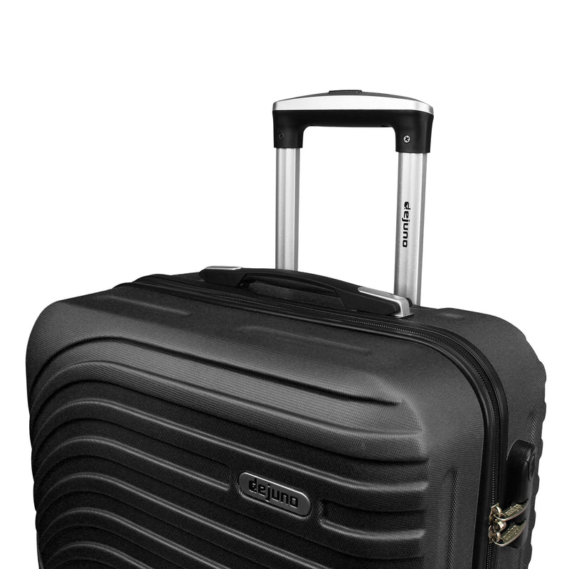 Dejuno Craft Hardside 20-Inch Carry-On Lightweight Spinner Luggage - Black