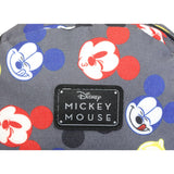 Disney Mickey Mouse Mini Backpack - 10" Exclusive Woven Small Backpack with Front Pocket | Adjusts to Fit Adults, Teens, Kids