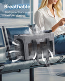 Airline Approved Cat Carrier, Pet Carrier Soft-Sided, Portable Dog Carrier with Stable Structure, TSA Approved Pet Carrier for Pets Less Than 12lbs, Cat Carrier Bag Suitable for Travel, Gray