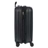 Bric's Taormina Ultra-Light Carry-On Spinner – Expandable Hard Shell Suitcase with TSA Lock, Anti-Tamper Zippers & Built-In USB Port - 21 Inch, Black