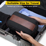 Vorspack Toiletry Bag for Men - Water Resistant Travel Bag for Toiletries, Accessories, Travel Essentials, Gifts - Black