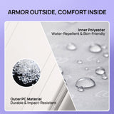 NINETYGO Carry On Luggage 22x14x9 Airline Approved, Top Opening Luggage 20 Inch Suitcase, Expandable, PC Hard Shell, Larger Capacity Carryon, TSA Lock, 360° Spinner Wheels (White)