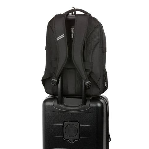 SwissGear Civic Pro Laptop Backpack, Black, 18"x13.25"x7"