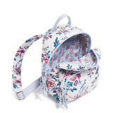 Cotton Mini Backpack Purse, Magnifique Floral