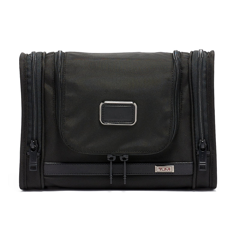 TUMI - Alpha Hanging Travel Kit - Toiletries and Cosmetics Organizer - Travel Essentials Bag with Hooks & Pockets - Black