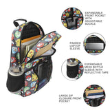 Bioworld Pokemon All-Over Print 2-Piece 16" Premium Backpack & Utility Case Set For School And Travel for boys