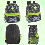 Trail maker Boys 6 in 1 School Backpack Set with Lunch Box, Pencil Case, Water Bottle, Keychain Attached (Ready Player)