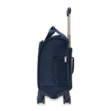 Briggs & Riley Cabin Spinner - Carry On Luggage for Travel, Suitcases with Wheels, Softside Rolling Bag for Men & Women, Fits Under Plane Seat, Interlocking Handle - Baseline Collection, Navy