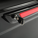 ECOTRIC 5" Stretched Extended Saddle Bags Compatible with 2014-2024 Harley Davidson Touring Street Glide Road Glide Road King Electra Glide Ultra Classi Hard Saddlebags Black