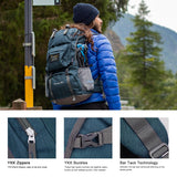 MOUNTAINTOP 40L Hiking Backpack Lightweight Travel Backpack for Men&Women Outdoor Camping Backpacking