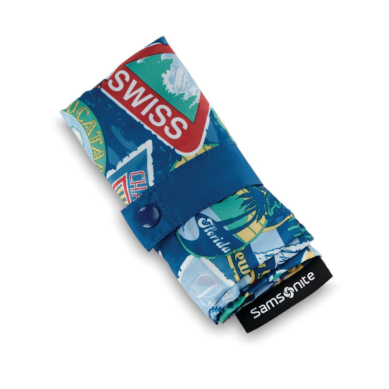 Samsonite Foldable Shopper’s Tote, Leaf Print, One Size