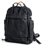 Gootium Canvas Backpack x Crossbody Pack - Casual Vintage Style Cloth Daypack Combo