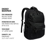 Energy Backpack for men and women