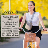 Baggallini Double Zip Mini Sling