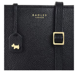 RADLEY London Summer Street Women's Mini Leather Zip Around Crossbody Bag, Black