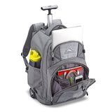 High Sierra Freewheel Wheeled Laptop Backpack, Silver Heather, 20.5 x 13.5 x 8-Inch