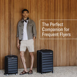 Samsonite Omni 2 24-Inch Medium Checked Hardside Luggage with 360° Spinner Wheels - Scratch Resistant Hardshell - TSA Lock - Expandable Polycarbonate Shell for Lightweight Travel - Artic Silver