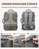 LUGGEX Large Backpack and 4 Set Compression Packing Cubes for Luggage Bundle – Travel Essentials