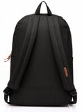 VASCHY School backpack, Lightweight Casual Classic Water-resistant School Rucksack Travel Backpack 15 inch Laptop Black