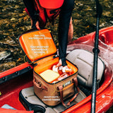 RTIC Ultra-Tough Soft Cooler 12 Can, Insulated Bag Portable Ice Chest for Lunch, Beach, Drink, Beverage, Travel, Camping, Picnic, Car, Trips, Floating Cooler Leak-Proof with Zipper, Tan