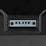 Elite Luggage Expandable Hardside Spinner Luggage, Black, 21" Carry-on