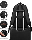 kadilong Laptop Backpack Men Book Bag for Women,School Backpacks for Teen Boys with USB Charger,Back Pack Anti Theft with 15.6 Inch Laptop Compartment for Business College High School,Black
